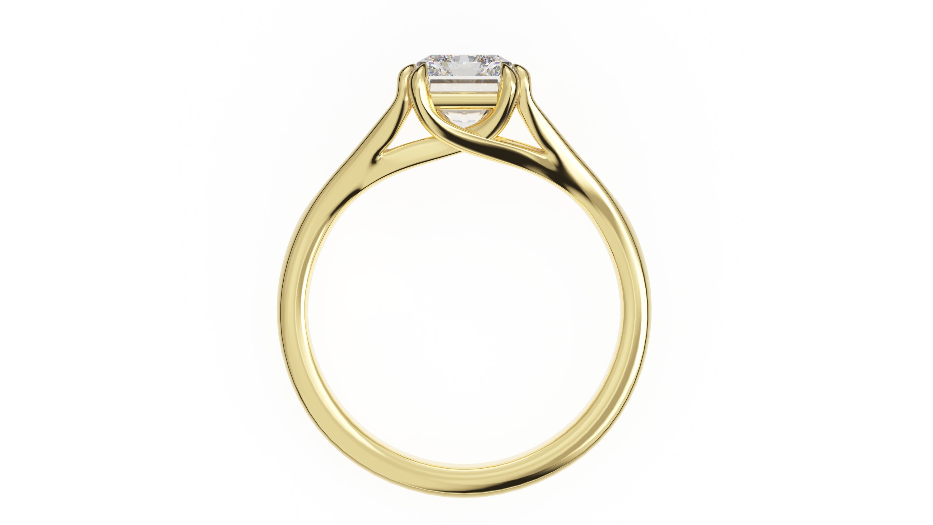 The Weaver Ring | Radiant | Setting Only - Lavender Creek Gems 