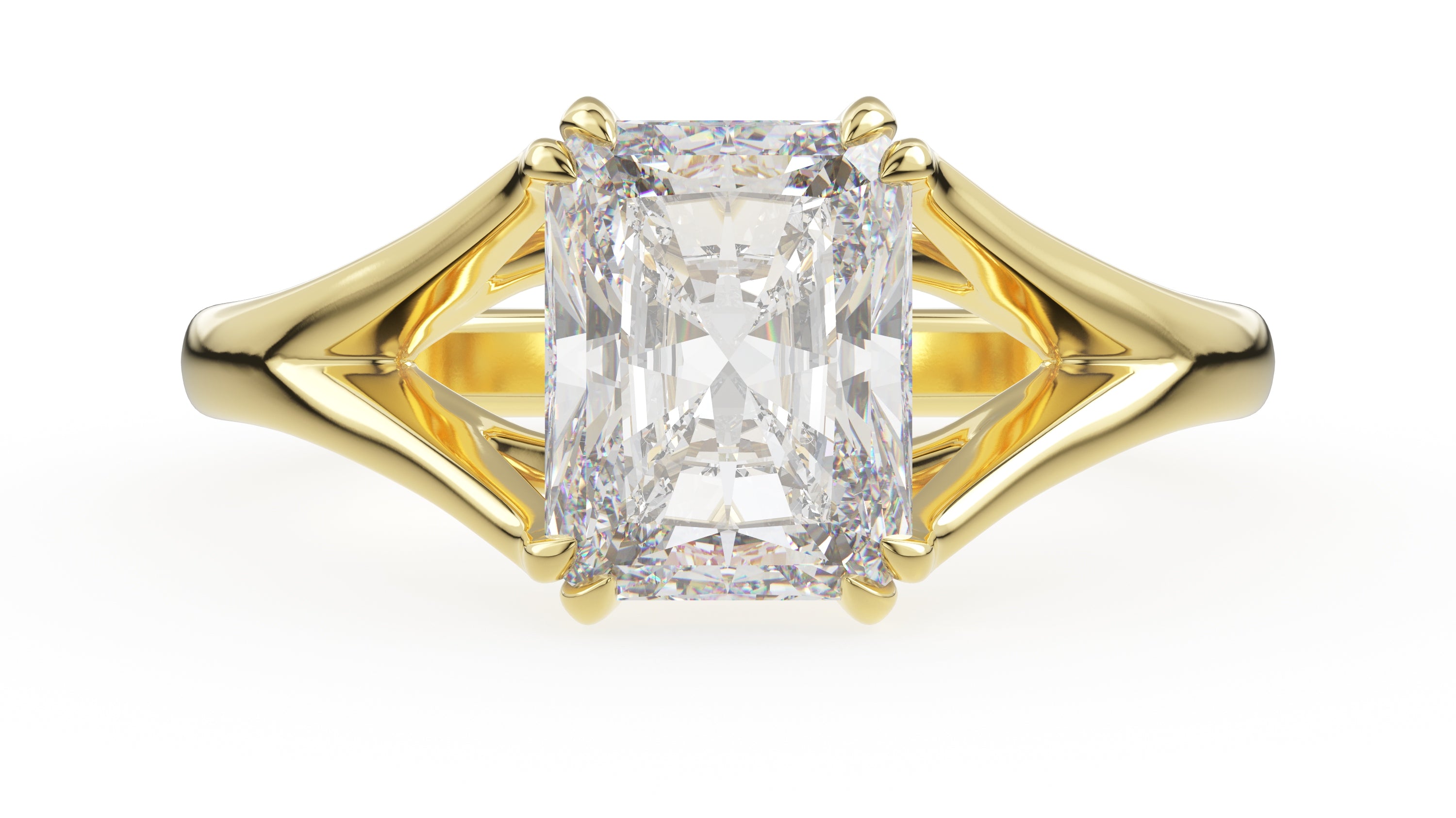 The Weaver Ring | Radiant | Setting Only - Lavender Creek Gems 