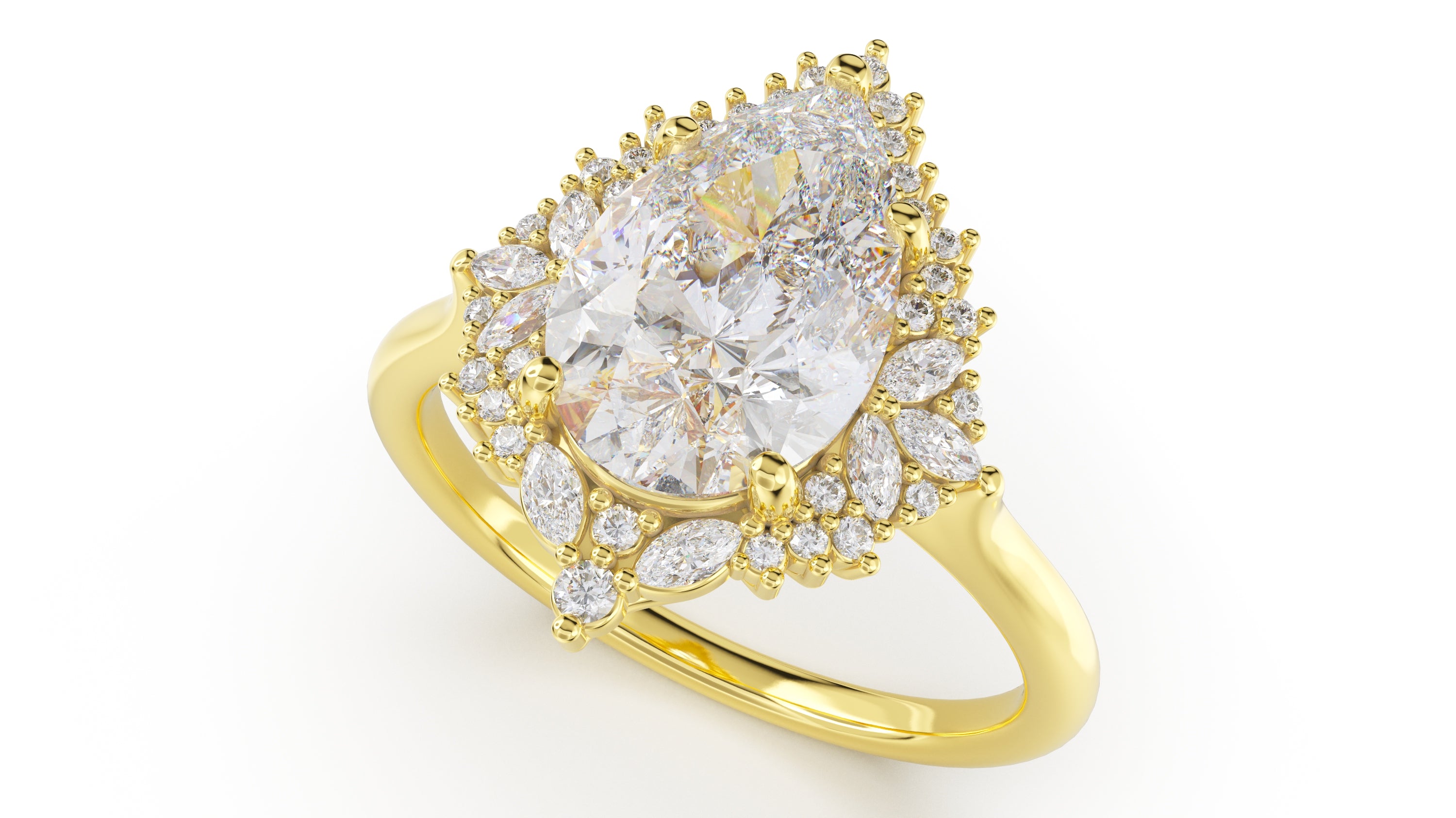 The Wisteria Ring | Setting Only - Lavender Creek Gems 
