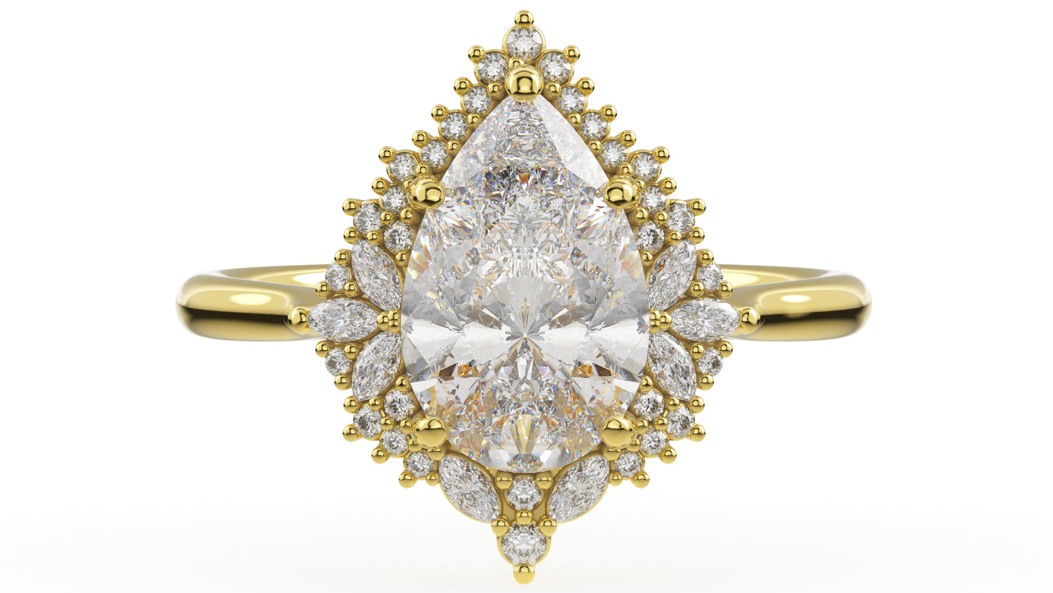 The Wisteria Ring | Setting Only - Lavender Creek Gems 