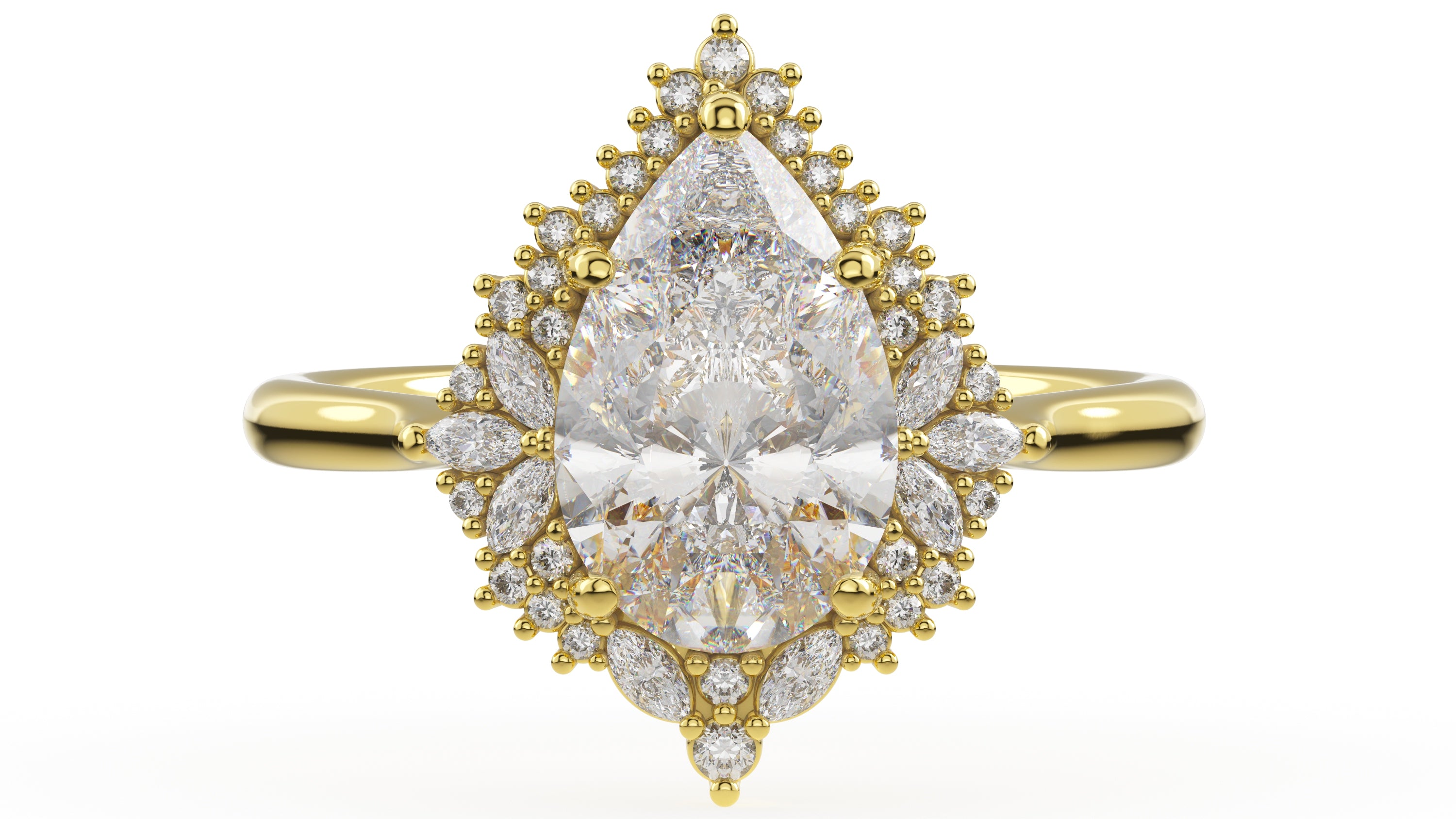 The Wisteria Ring | Setting Only - Lavender Creek Gems 