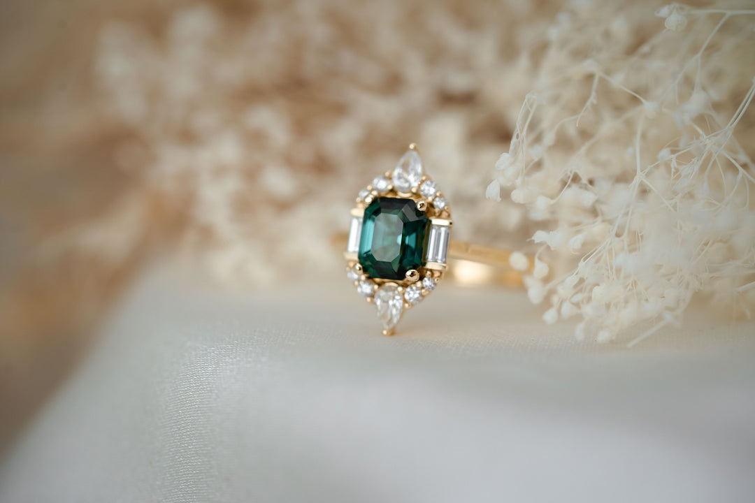 The Fiona 1.30 CT Namibian Tourmaline Ring