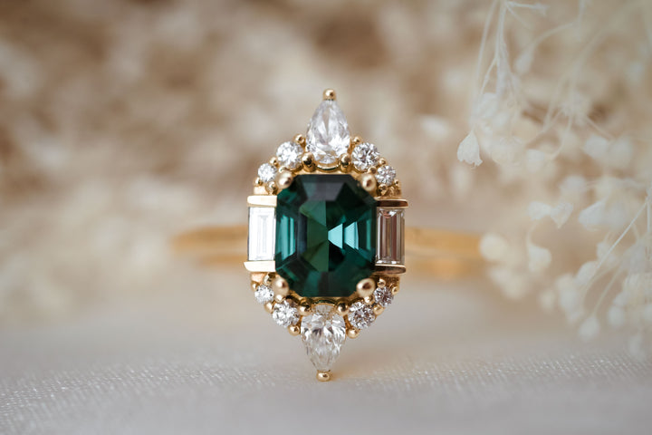 The Fiona 1.30 CT Namibian Tourmaline Ring