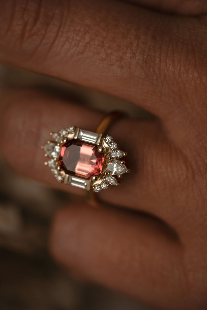 The Georgia 2.25 CT Pink Tourmaline Ring