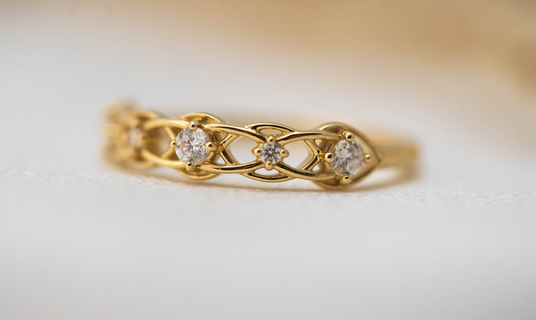 1/5 Ctw Diamond Woven Ring Rings